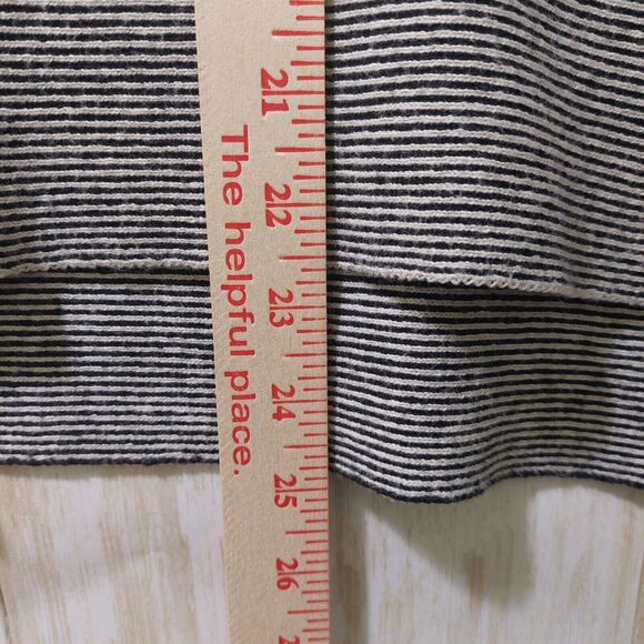 Cabi Women's Zip Cardigan/Top Black/White 3/4 Sleeve Side Ties Size Small - Picture 10 of 10